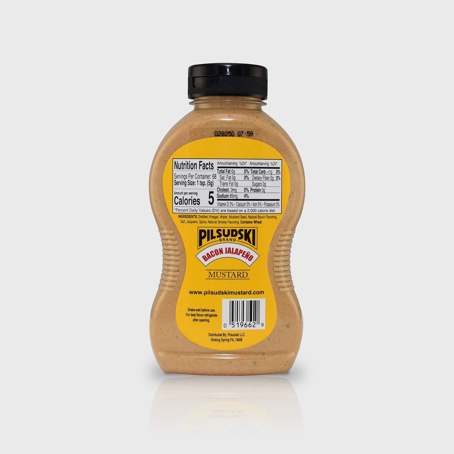 Pilsudski Mustard Co - Bacon Jalapeno Mustard 12/12 oz