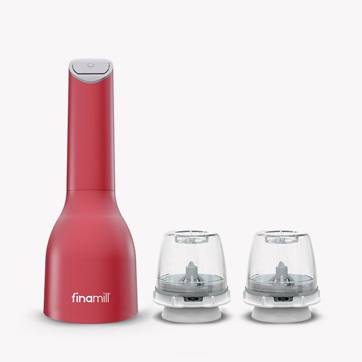FinaMill Battery operated grinder - Sangria Red