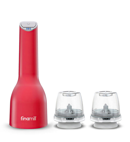 FinaMill Rechargeable spice grinder - Sangria Red
