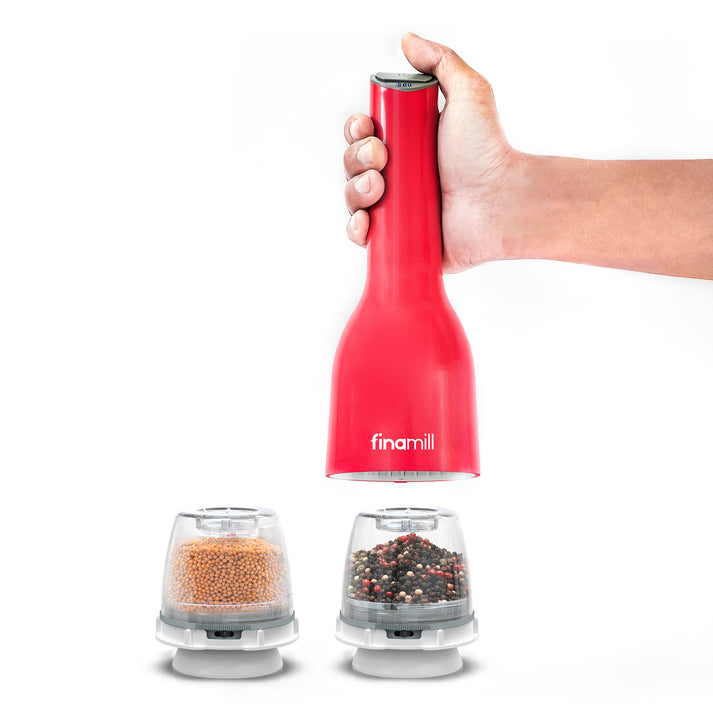 FinaMill Rechargeable spice grinder - Sangria Red