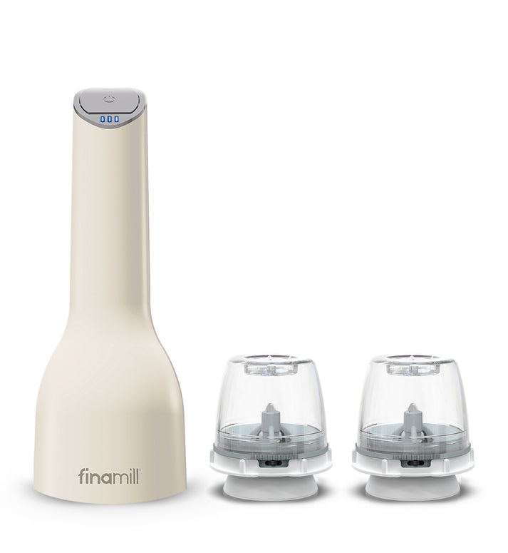 FinaMill Rechargeable spice grinder - Soft Cream
