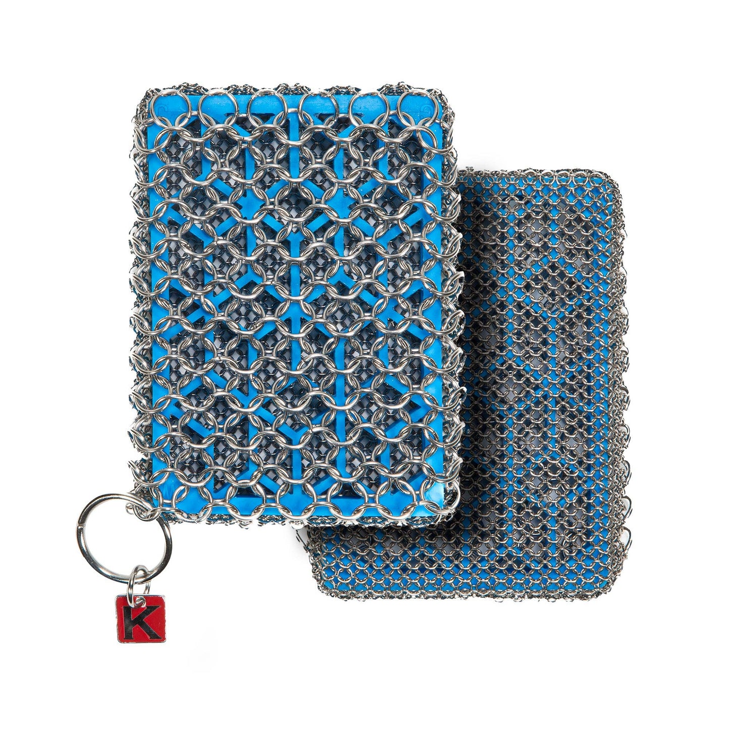 BBQ-AID - Chainmail Combo Scrubber with Silicone Core