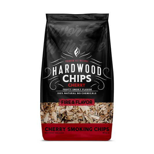 Fire & Flavor - Fire & Flavor Premium Hardwood Smoking Chips, 2-Lbs, Cherry