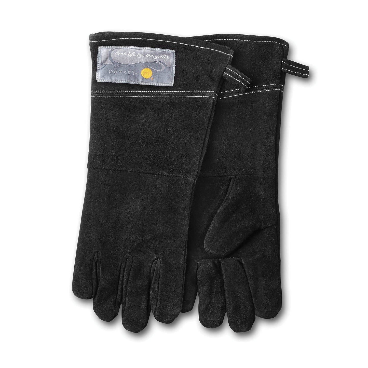 Outset Grill Gloves - Black Leather