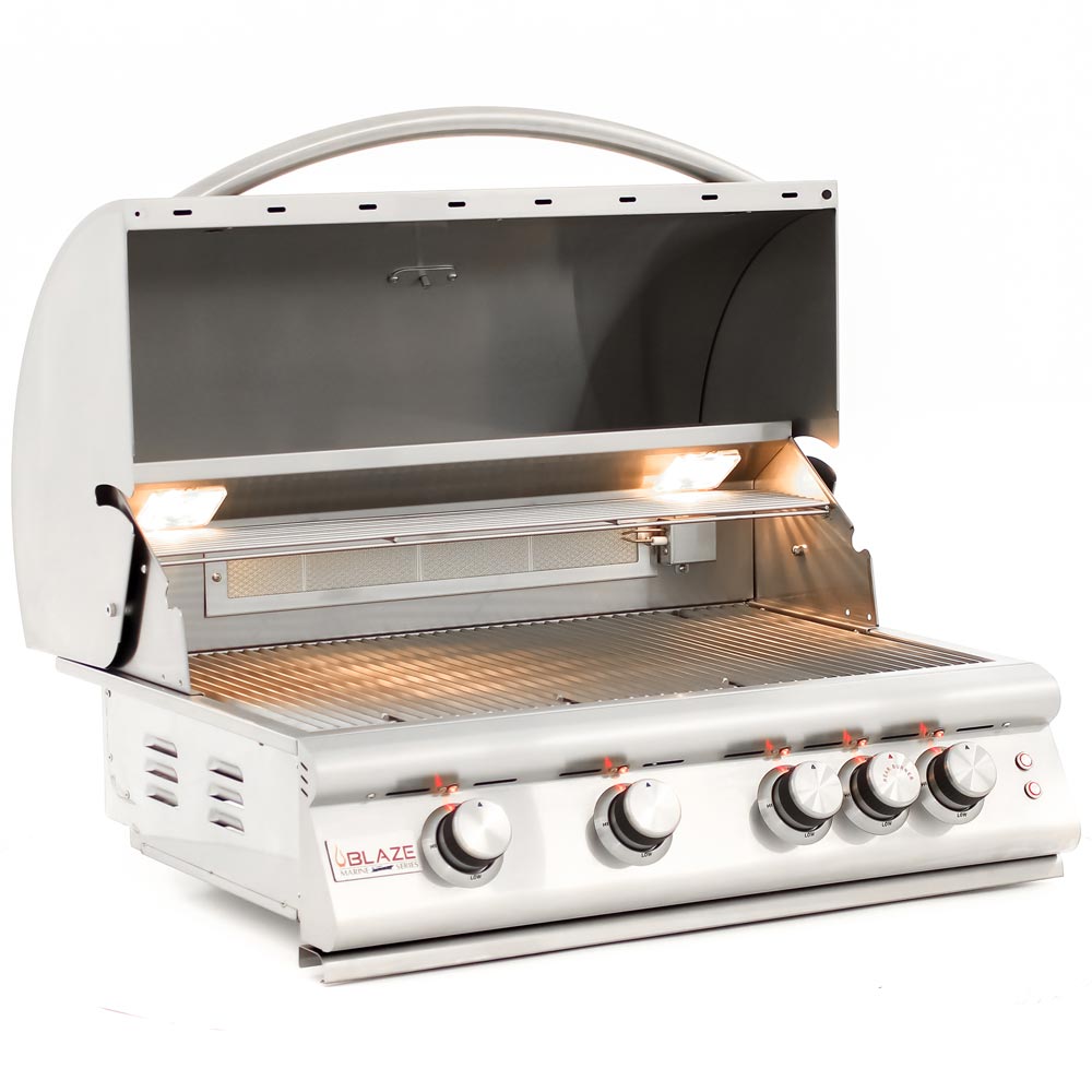 Blaze 4 LTE Marine Grade - 32" Grill with Lights NG