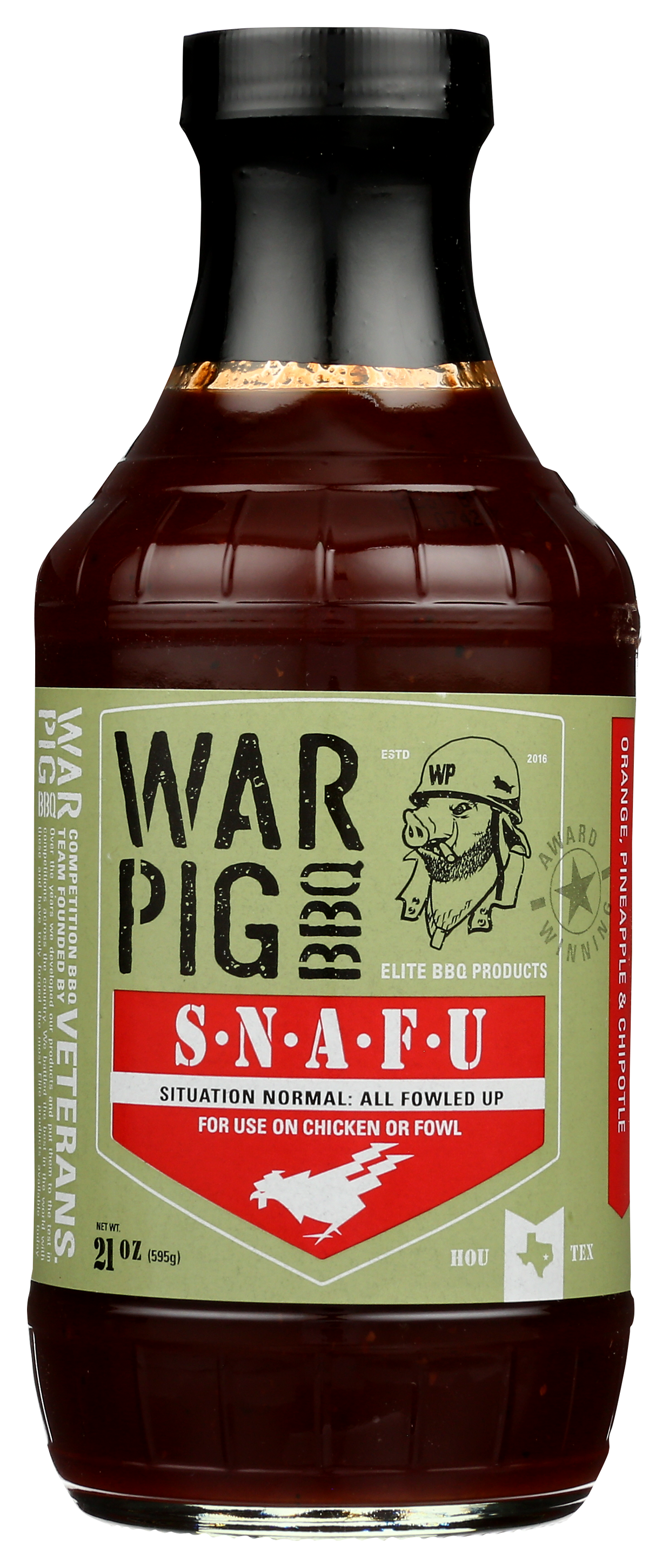 WarPig BBQ Elite BBQ Products - Snafu Elite BBQ Sauce