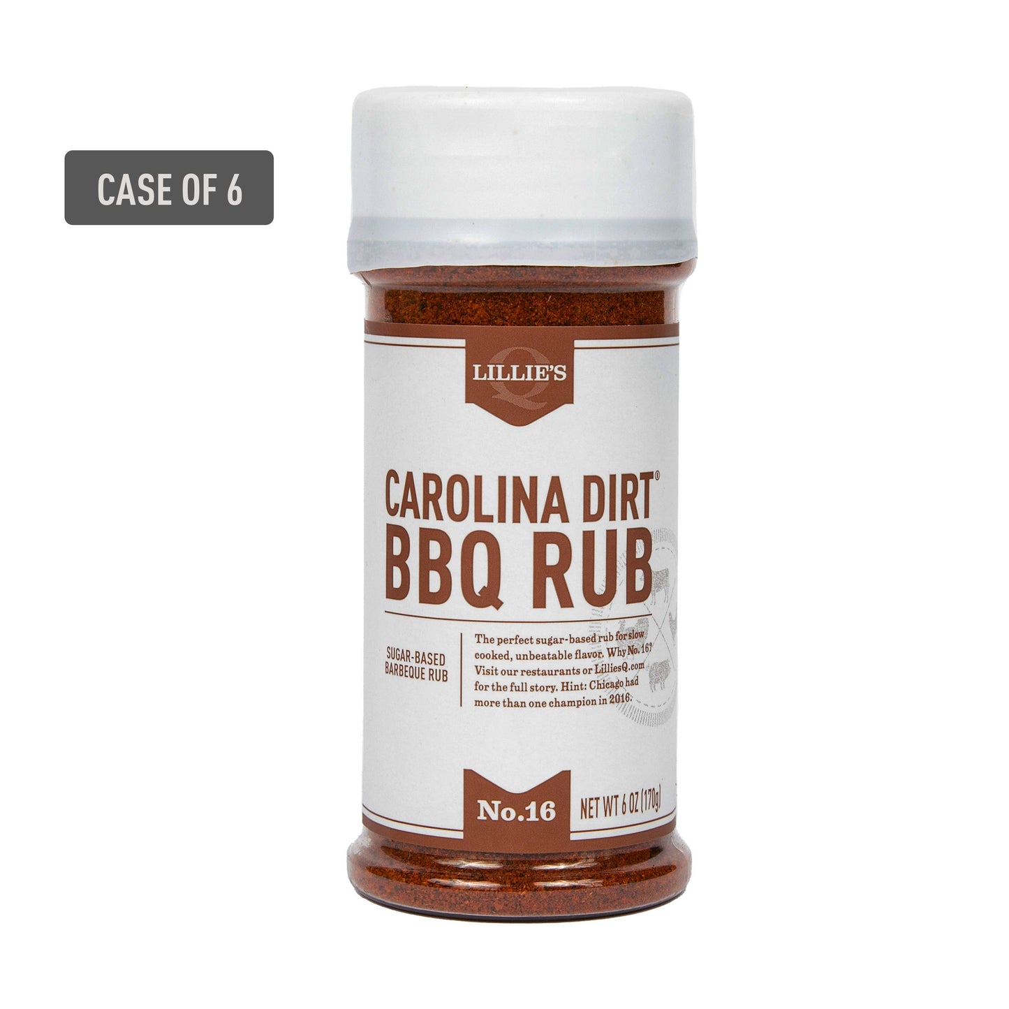 Lillie's Q - Carolina Dirt BBQ Rub 6oz