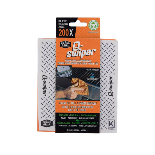 Q Swiper Reusable Grill Cleaning Cloths