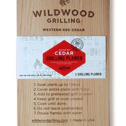 Grilling Planks - Cedar 5"X8" 2 Pack