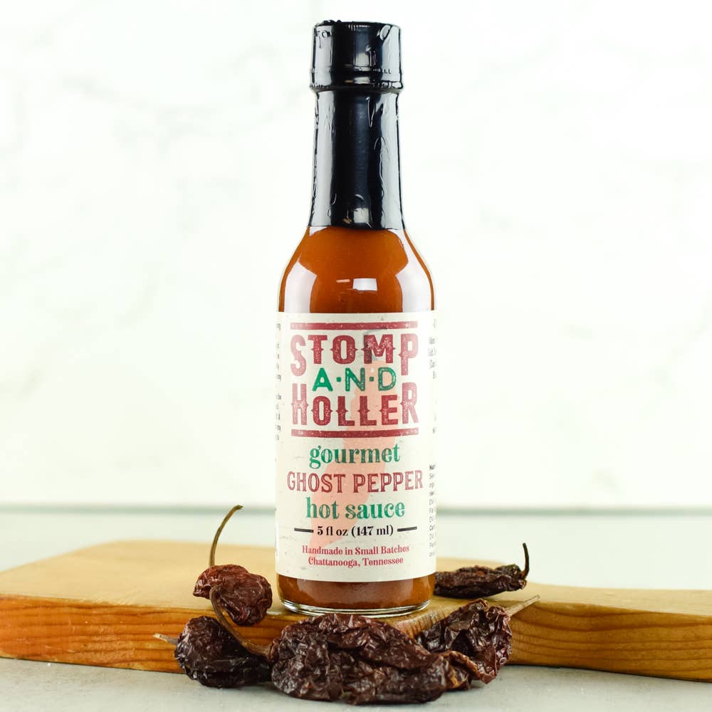 RogersMade - Stomp and Holler Gourmet Ghost Pepper Hot Sauce